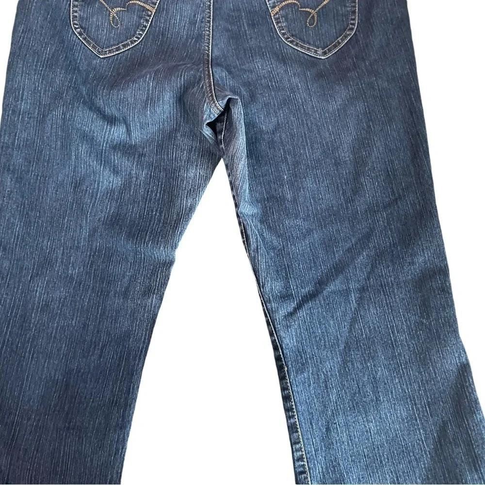 Bandolino blu Arianna boot cut jeans Sz 16 women 78%Cotton - Picture 8 of 15